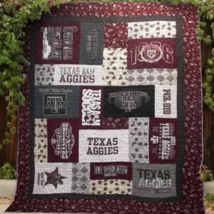 Texas Aggies Quilt Blanket Lv01  Quilt